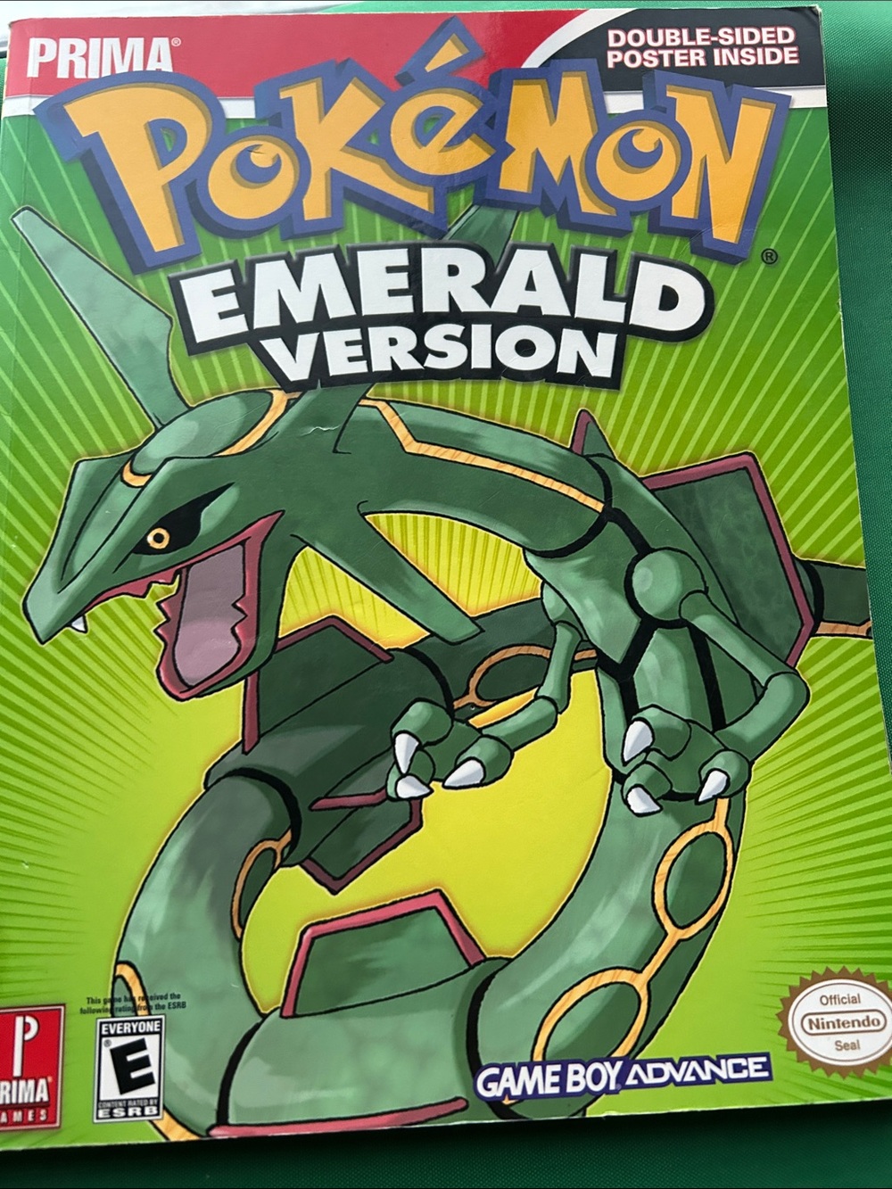 Prima Nintendo Pokémon Emerald Version – Game boy Advance (no poster)